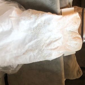 Wedding Dress with lace and beading